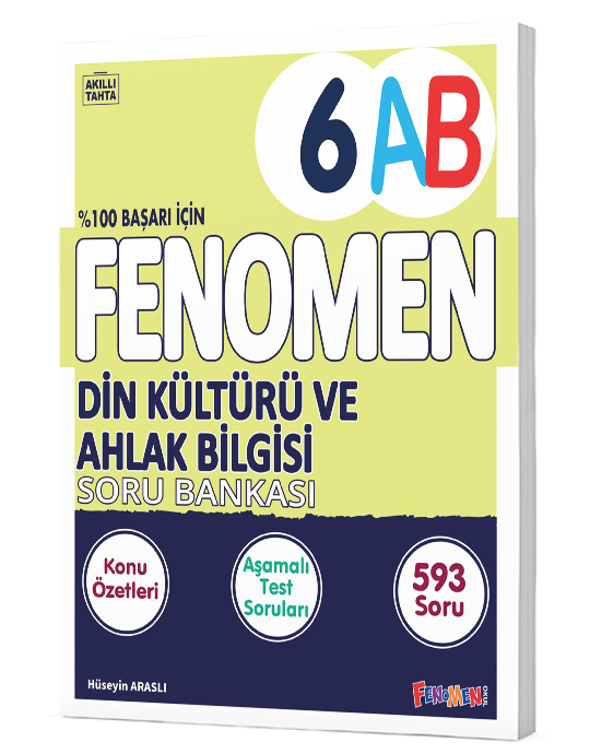 FENOMEN%206.SINIF%20DİN%20KÜLTÜRÜ%20VE%20AHLAK%20BİLGİSİ%20(A/B)%20SORU%20BANKASI