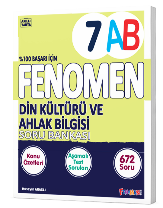 FENOMEN%207.SINIF%20DİN%20KÜLTÜRÜ%20VE%20AHLAK%20BİLGİSİ%20(A/B)%20SORU%20BANKASI