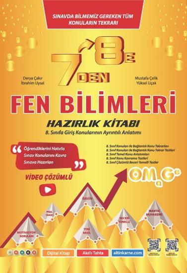 OMAGE 7’DEN 8’E FEN BİLİMLERİ HAZIRLIK KİTABI