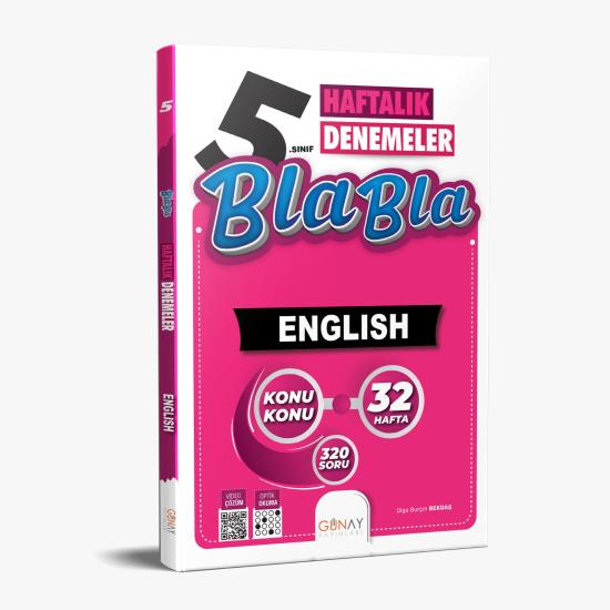 GÜNAY 5.SINIF BLA BLA ENGLISH 32 HAFTALIK DENEMELER