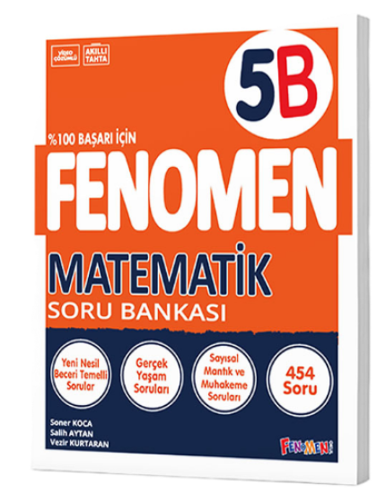 FENOMEN 5. SINIF MATEMATİK (B) SORU BANKASI