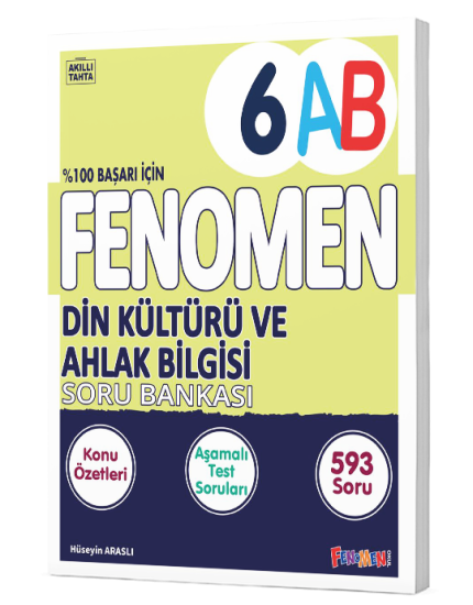 FENOMEN 6.SINIF DİN KÜLTÜRÜ VE AHLAK BİLGİSİ (A/B) SORU BANKASI