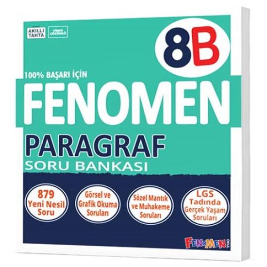 FENOMEN 8. SINIF PARAGRAF (B) SORU BANKASI