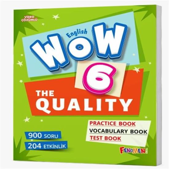 WOW ENGLISH 6. SINIF PRACTİCE + TEST + VOCABULARY BOOK
