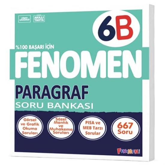 FENOMEN 6. SINIF PARAGRAF (B) SORU BANKASI