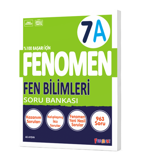 FENOMEN 7.SINIF FEN BİLİMLERİ (A) SORU BANKASI