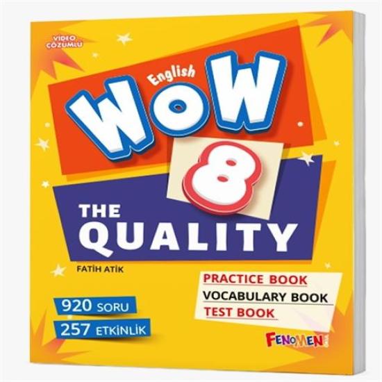 WOW ENGLISH 8. SINIF PRACTİCE + TEST + VOCABULARY BOOK