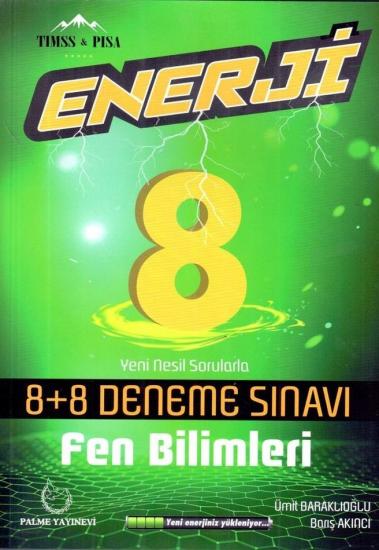 PALME 8. SINIF ENERJİ FEN BİLİMLERİ 8+8 DENEME