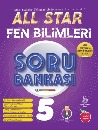 NEWTON 5. SINIF ALL STAR FEN BİLİMLERİ SORU BANKASI