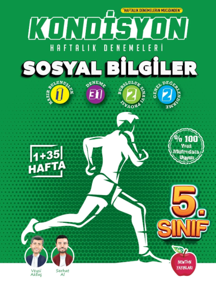 NEWTON 5. SINIF KONDİSYON SOSYAL BİLGİLER HAFTALIK KAZANIM DENEMESİ