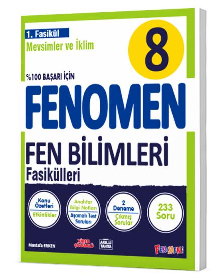 FENOMEN 8. SINIF FEN BİLİMLERİ 1. FASİKÜL