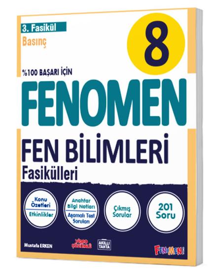 FENOMEN 8. SINIF FEN BİLİMLERİ 3. FASİKÜL