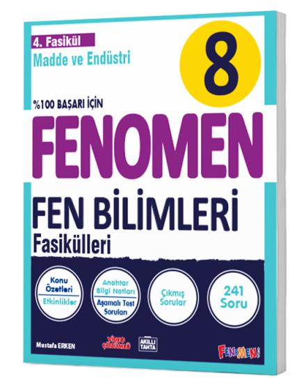 FENOMEN 8. SINIF FEN BİLİMLERİ 4. FASİKÜL