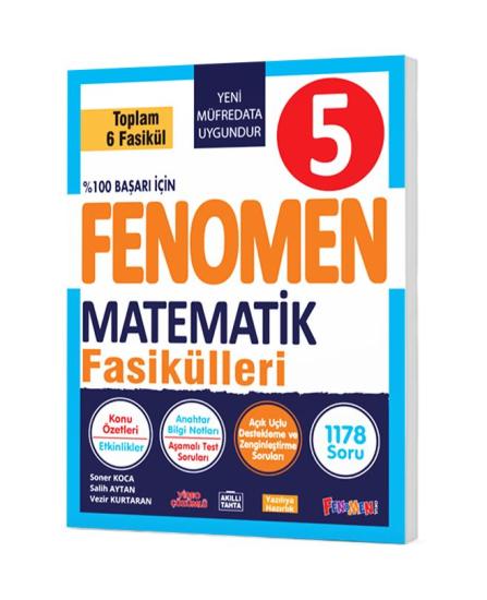 FENOMEN 5.SINIF MATEMATİK FASİKÜLLERİ (6 FASİKÜL)