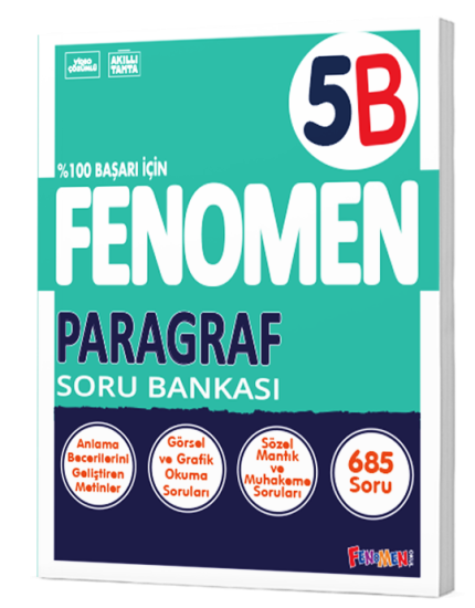FENOMEN 5. SINIF PARAGRAF (B) SORU BANKASI