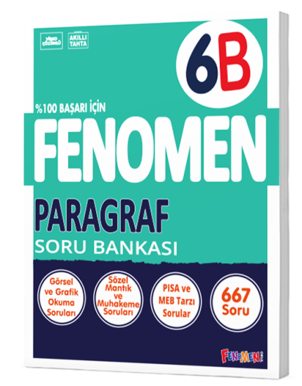 FENOMEN 6. SINIF PARAGRAF (B) SORU BANKASI