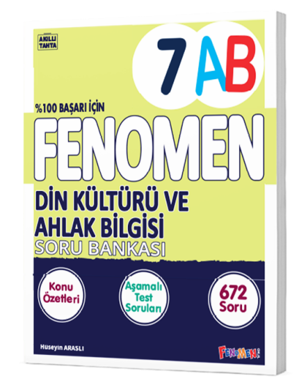 FENOMEN 7.SINIF DİN KÜLTÜRÜ VE AHLAK BİLGİSİ (A/B) SORU BANKASI