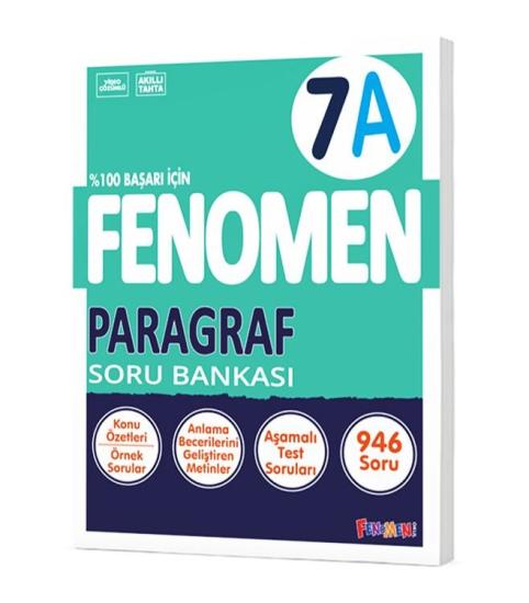 FENOMEN 7. SINIF PARAGRAF (A) SORU BANKASI