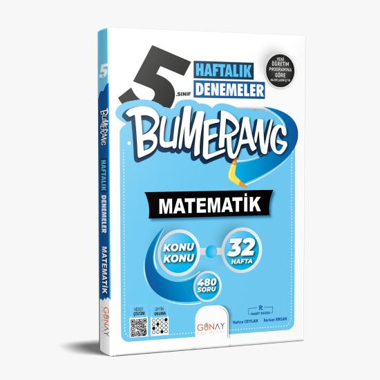 GÜNAY 5.SINIF BUMERANG MATEMATİK 32 HAFTALIK DENEMELER