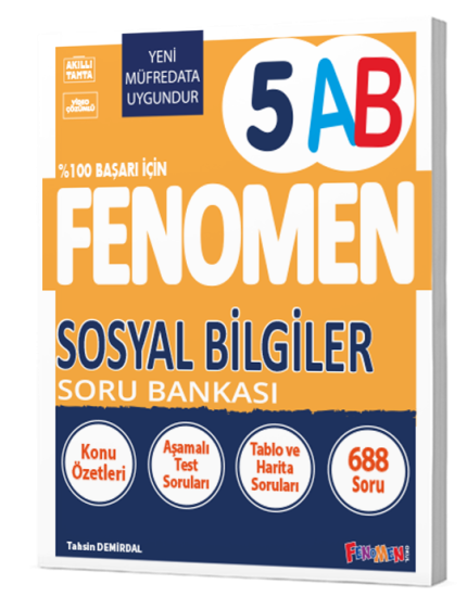 FENOMEN 5.SINIF SOSYAL BİLGİLER (A/B) SORU BANKASI