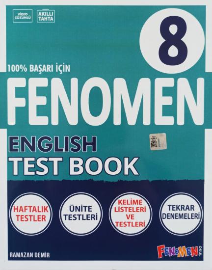 FENOMEN 8. SINIF ENGLISH TEST BOOK